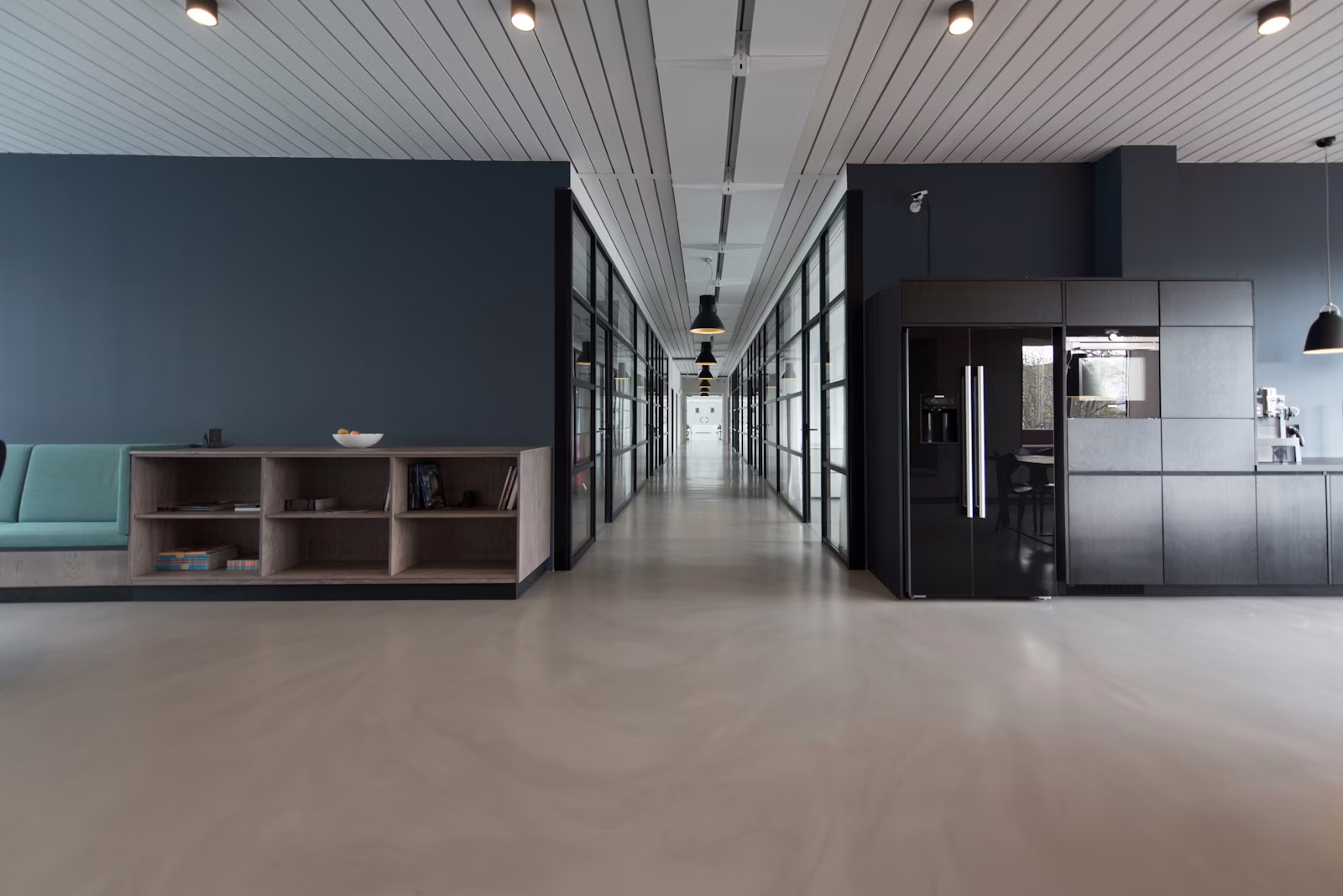 Modern office environment
